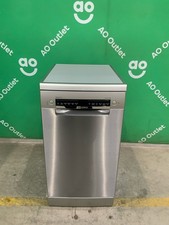 Bosch Series 4 Slimline Dishwasher - Silver - E Rated SPS4HMI49G #LF114651