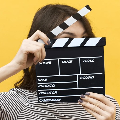 Movie film clap board - —movie,