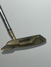 RARE Makser Milled Face Brass Putter 34 Inch