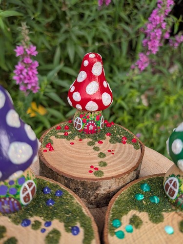 Mushroom fairy house - mushroom, with