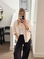 Zara Corduroy Shacket Jacket