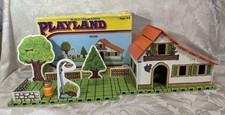 Vintage Burbank Toys Build Your Own Playland - House - Playset - Boxed 17052