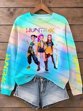 KPop Demon Hunters Sweatshirt Rumi Huntrix Jumper Winter Top K-Pop Saja Boy