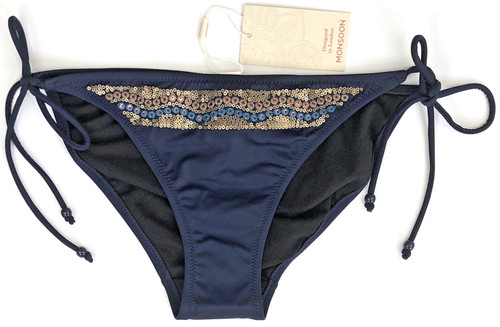 Monsoon sequin bikini bottoms - sequin,