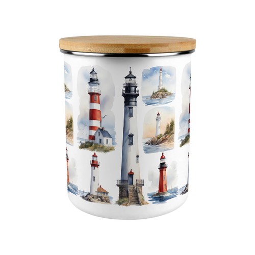 Lighthouses storage tin 2 7l - storage, 2.7l