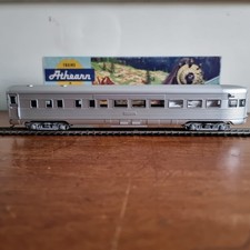 Athearn Trains In Miniature HO 1830 SL Observation Car Undecorated Silver Boxed