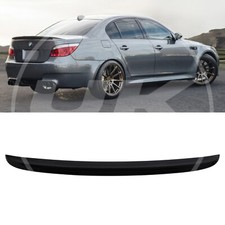 REAR M5 STYLE SPOILER GLOSS BLACK BOOT LIP WING FOR BMW 5 SERIES E60 03-10