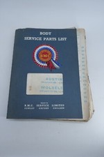 BMC Austin A99 A110 MK1 MK2 Wolseley 6/99 6/110 Body Service Parts List AKD3521