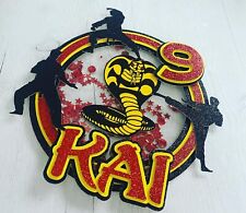 cobra kai inspired cake topper