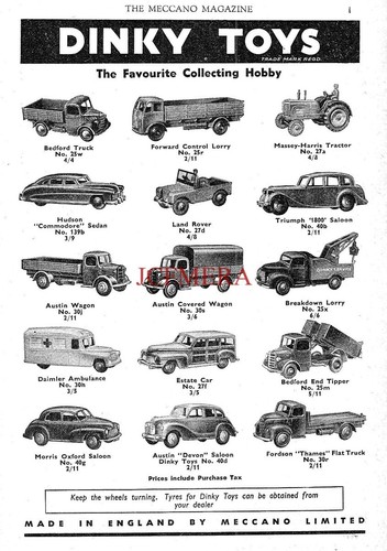 1950s dinky toys - 1950s,