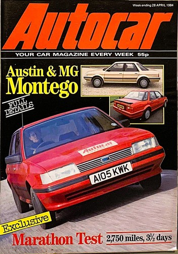 Autocar magazine apr - autocar, 28-apr-84-