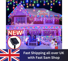 96LED Solar Icicle Outdoor
