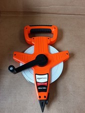 Amazon Basics Open Reel Fiberglass Tape Measure, 100-Feet (30.5 M) by 1/2-Inch, 