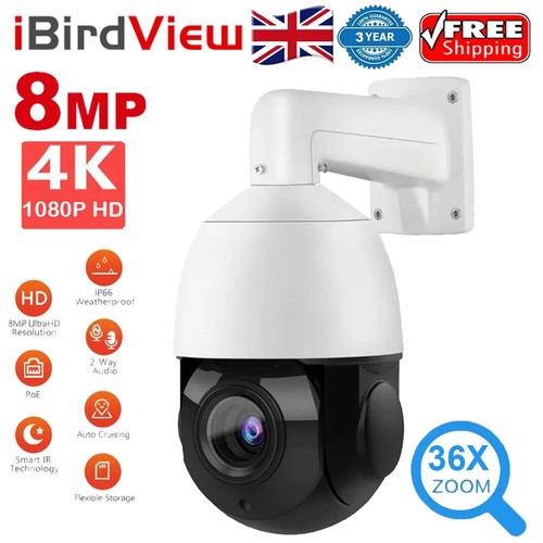8mp ptz hikvision - 4k,