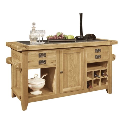 Solid oak large granite - solid,