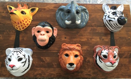 Animal face mask - animal, pvc