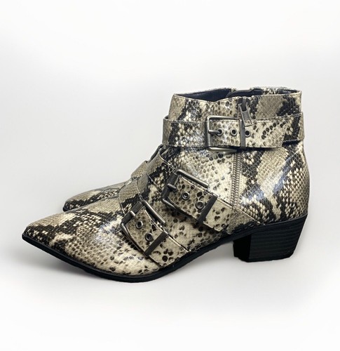 Multi buckle snake print - multi,