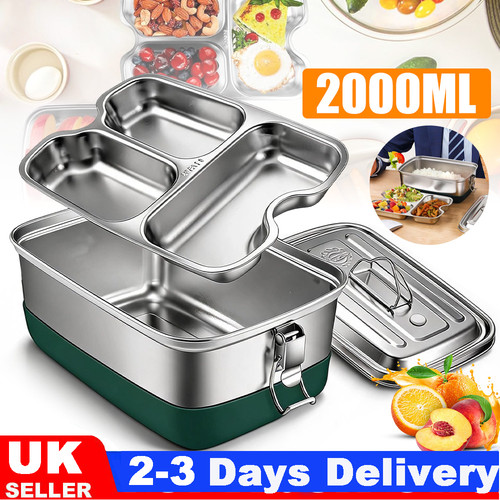 2000ml stainless steel - stainless, lunch