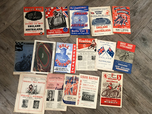 Speedway programmes test - speedway, x