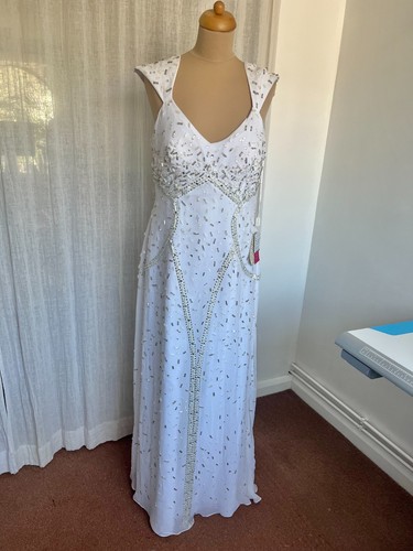 New anoushka white beaded - g,