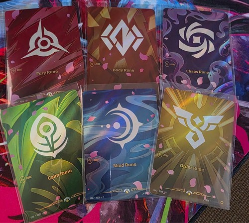 Cherry blossom rune set 6 - blossom, (6