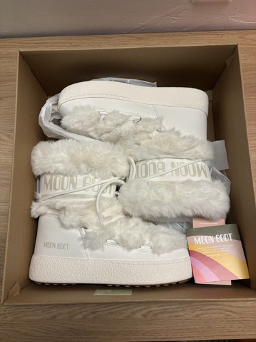 Moon boot icon low - boot, white