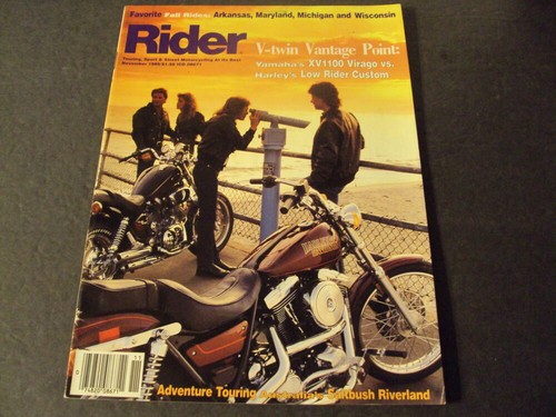 Rider nov 1986 - 1986, yamaha's