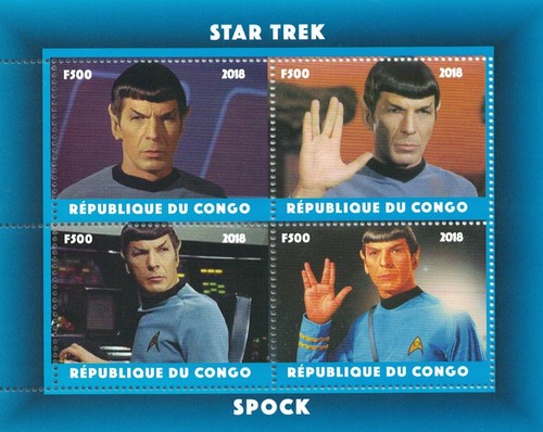 Star trek spock 2018 mnh - spock,