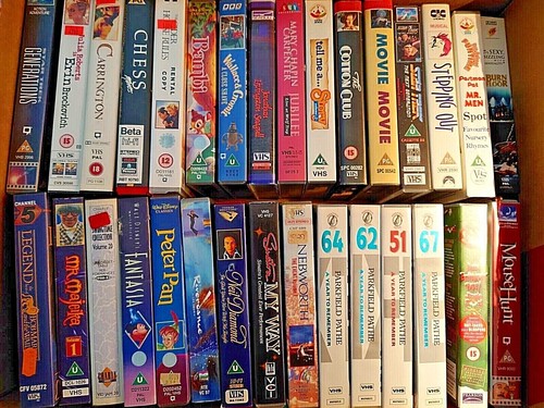 Vintage vhs tapes choose - –,