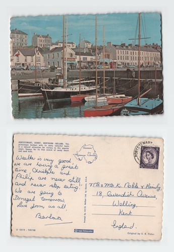 Vintage postcard portstewart - vintage,