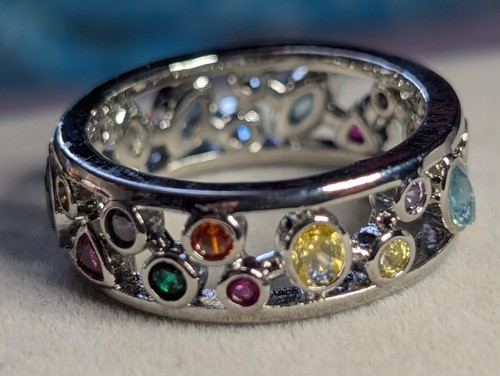 925 silver plated multi - multi, colour