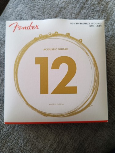 Fender bronze acoustic - 80/20,