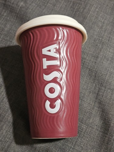 Costa coffee rippled ceramic - costa,