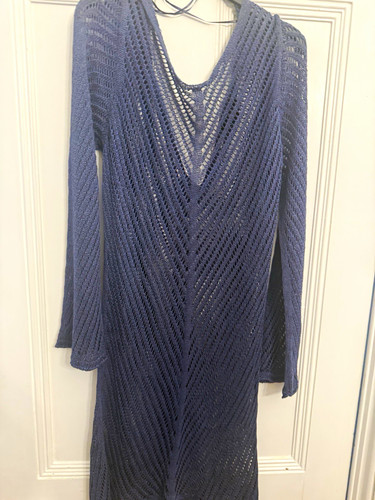 Next blue knit - bodycon, v-neck