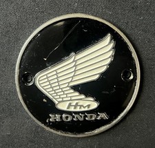 HONDA HM MOTORCYCLE VINTAGE SIDE COVER PETROL GAS TANK BADGE EMBLEM