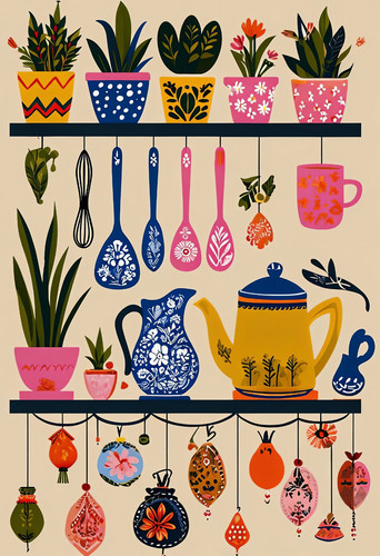 Large size folk art - large,