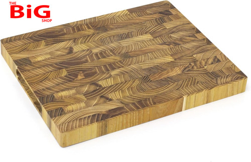 Teak end grain chopping board - teak,