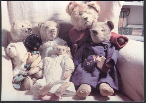 Modern postcard teddy bears - postcard:,
