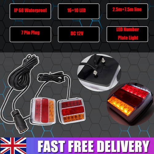 Waterproof trailer tail light - waterproof,