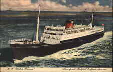LIVERPOOL-BELFAST EXPRESS SERVICE MV Ulster Prince STEAMSHIP Old Postcard