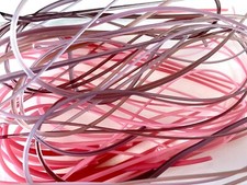 50g Pink and Purple vitrigraph stringers, Bullseye Glass 90coe, for glass fusing