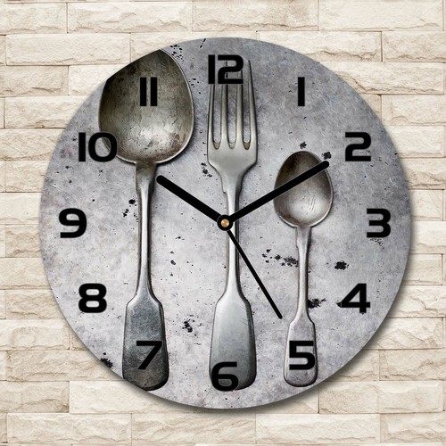 Glass wall clock - fi, 30