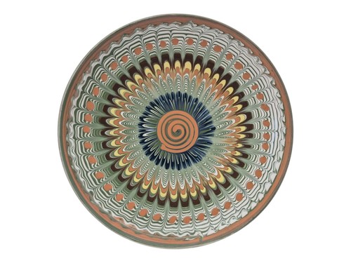 Handmade ceramic plate 17cm - plate,