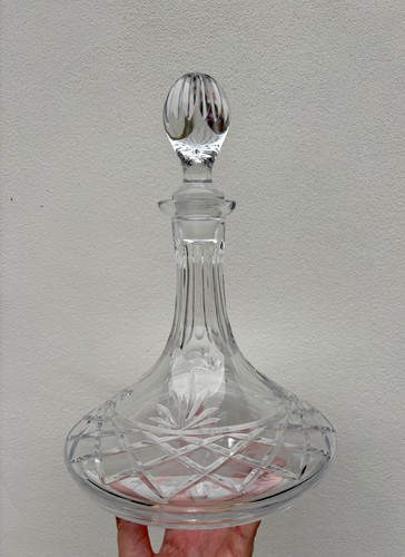 Vintage hand cut lead crystal - hand-cut,