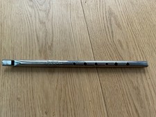 Antique Tin Penny Whistle - Dulcet B Flat Bb Barnett Samuel & Son London 11 inch