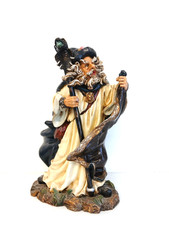 VINTAGE 90'S STANDING WIZARD MYSTICAL ORNAMENT FIGURE