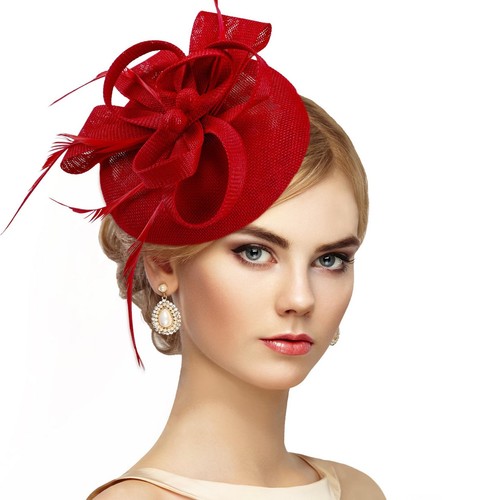 Derby sinamay fascinator hat - derby,