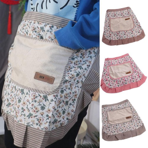 Floral waist apron half - waist,