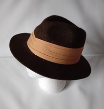 Christys' London Fedora Hat - Unisex - Size 7 - Impala 100% Wool