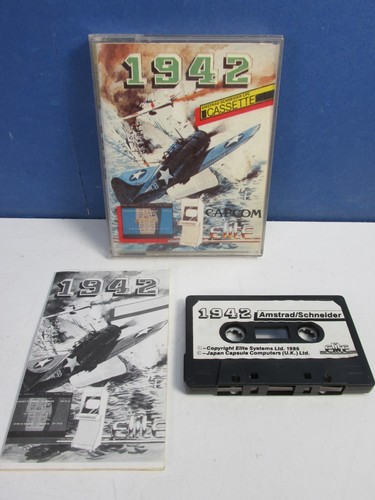 Vintage amstrad 1942 cassette - vintage,